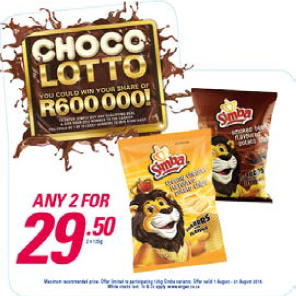 Choco Lotto Promotion - Simba Chips