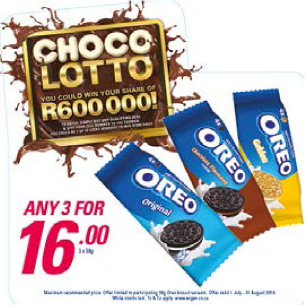 Choco Lotto Promotion - Oreo Biscuits
