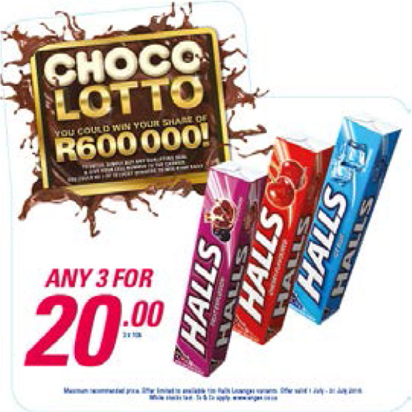 Choco Lotto Promotion - Halls