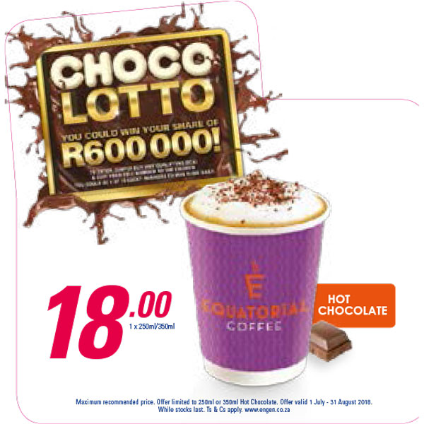 Choco Lotto Promotion - Equatorial Coffee
