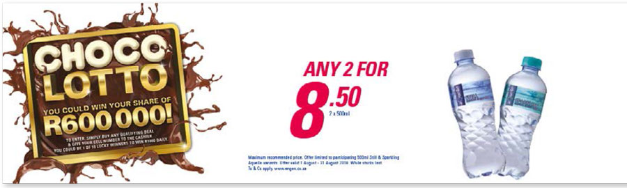 Choco Lotto Promotion - Aquelle Water