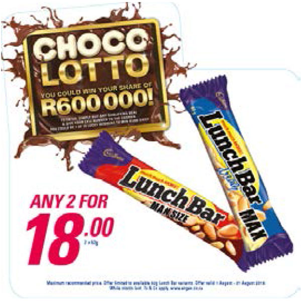 Choco Lotto Promotion - Lunch Bar