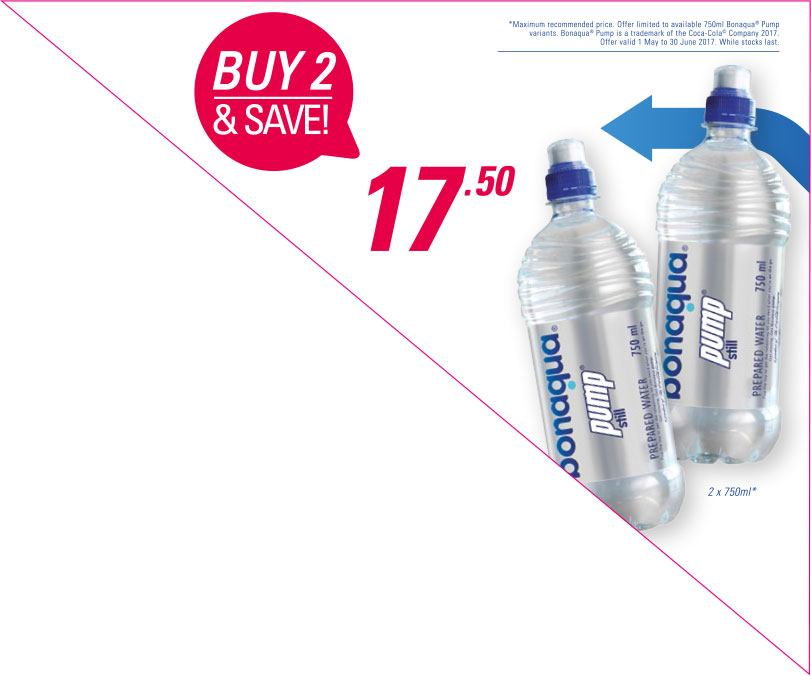 2x BonAqua 750ml