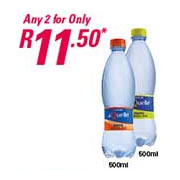 Buy Any 2 Aquelle Water For Only R11.50 Buy Any 2 Aquelle Water For Only R11.50
