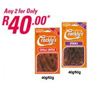 Buy Any 2 Crackly's For Only R40.00 Buy Any 2 Crackly's For Only R40.00