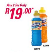 Buy Any 2 Energade's For Only R19.00