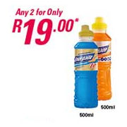 Buy Any 2 Energade's For Only R19.00 Buy Any 2 Energade's For Only R19.00