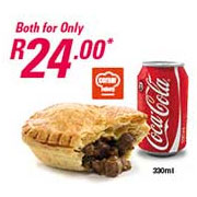 Get A Pie And Coke For Only R24.00