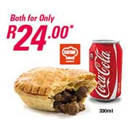Get A Pie And Coke For Only R24.00 Get A Pie And Coke For Only R24.00