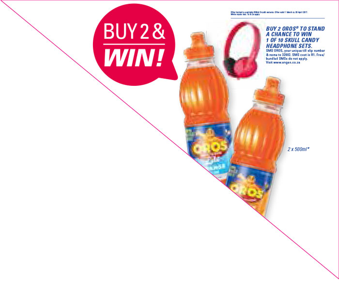 500ml Oros - Buy 2 and stand a chance to win