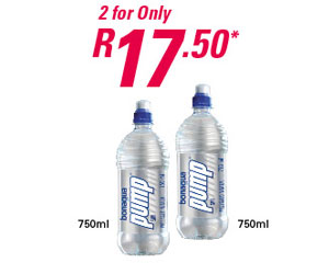 Take 2 Bonaqua Pump For R17.50