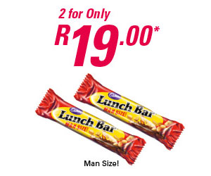 Take 2 Lunch Bar For R19