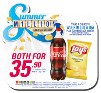 2 liter Coke and Lays Combo Deal for R35.90