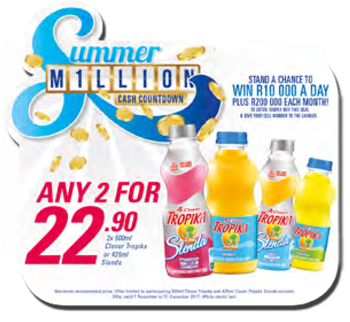 Tropika any 2 for R22.90