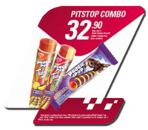 Paddle Pop Pitstop Combo