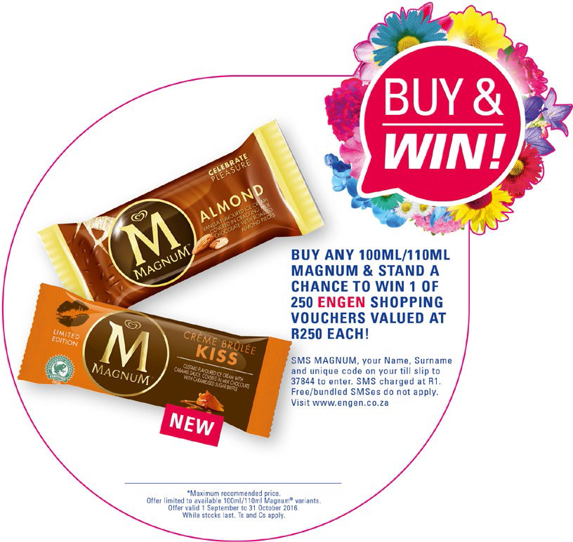 Buy Any Magnum 100ml/110ml and Win